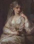 Angelica Kauffmann Bildnis einer Dame als Vestalin oil painting artist